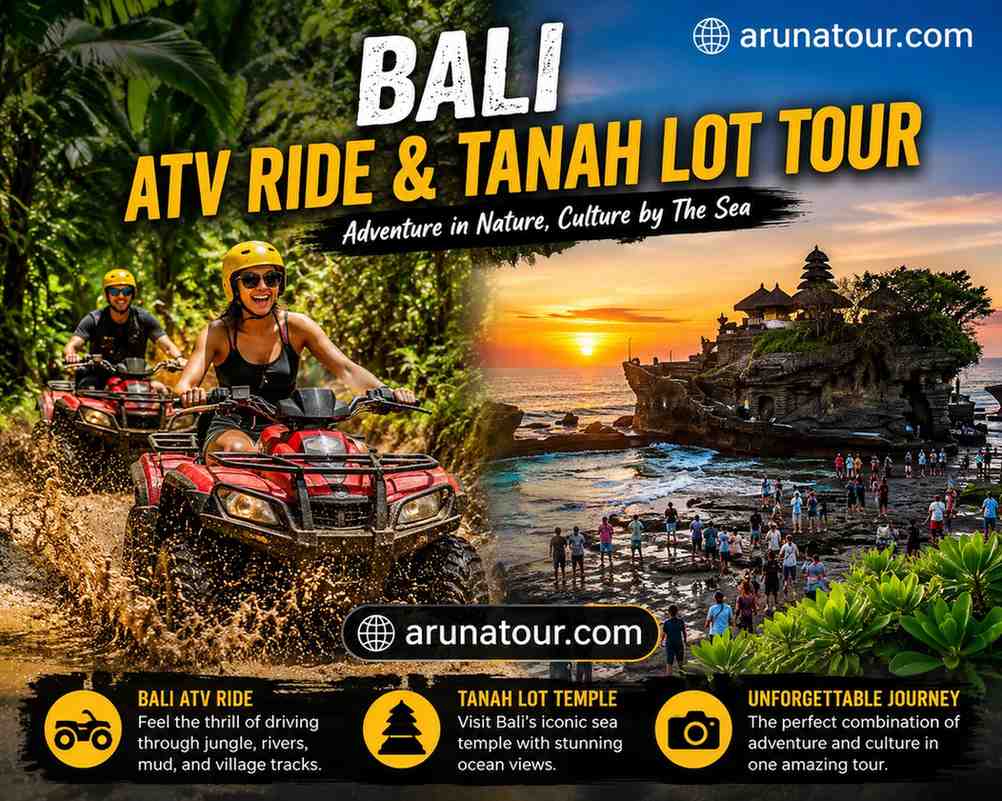 bali atv ride dan Tanah Lot tour