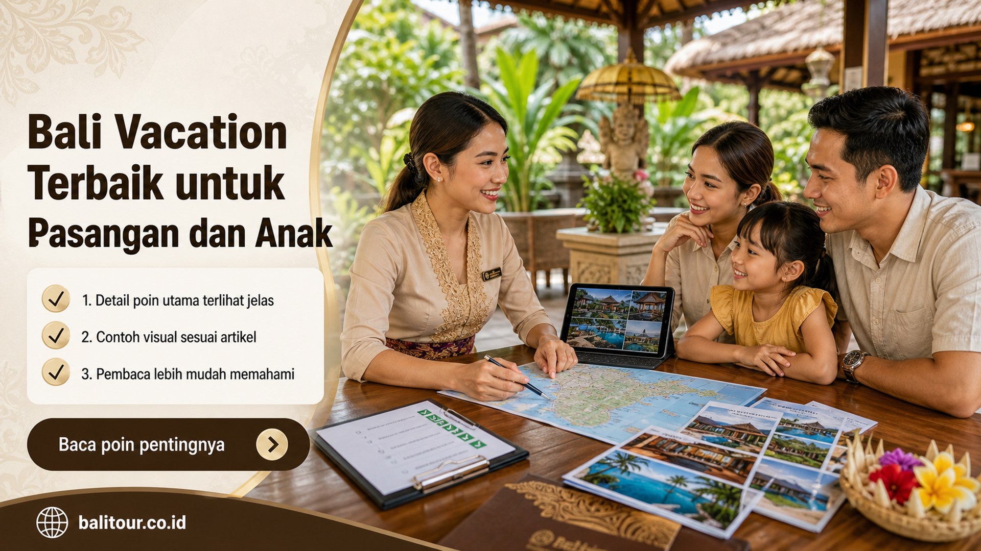 Ilustrasi Bali Tour - Bali Vacation Terbaik untuk Pasangan dan Anak