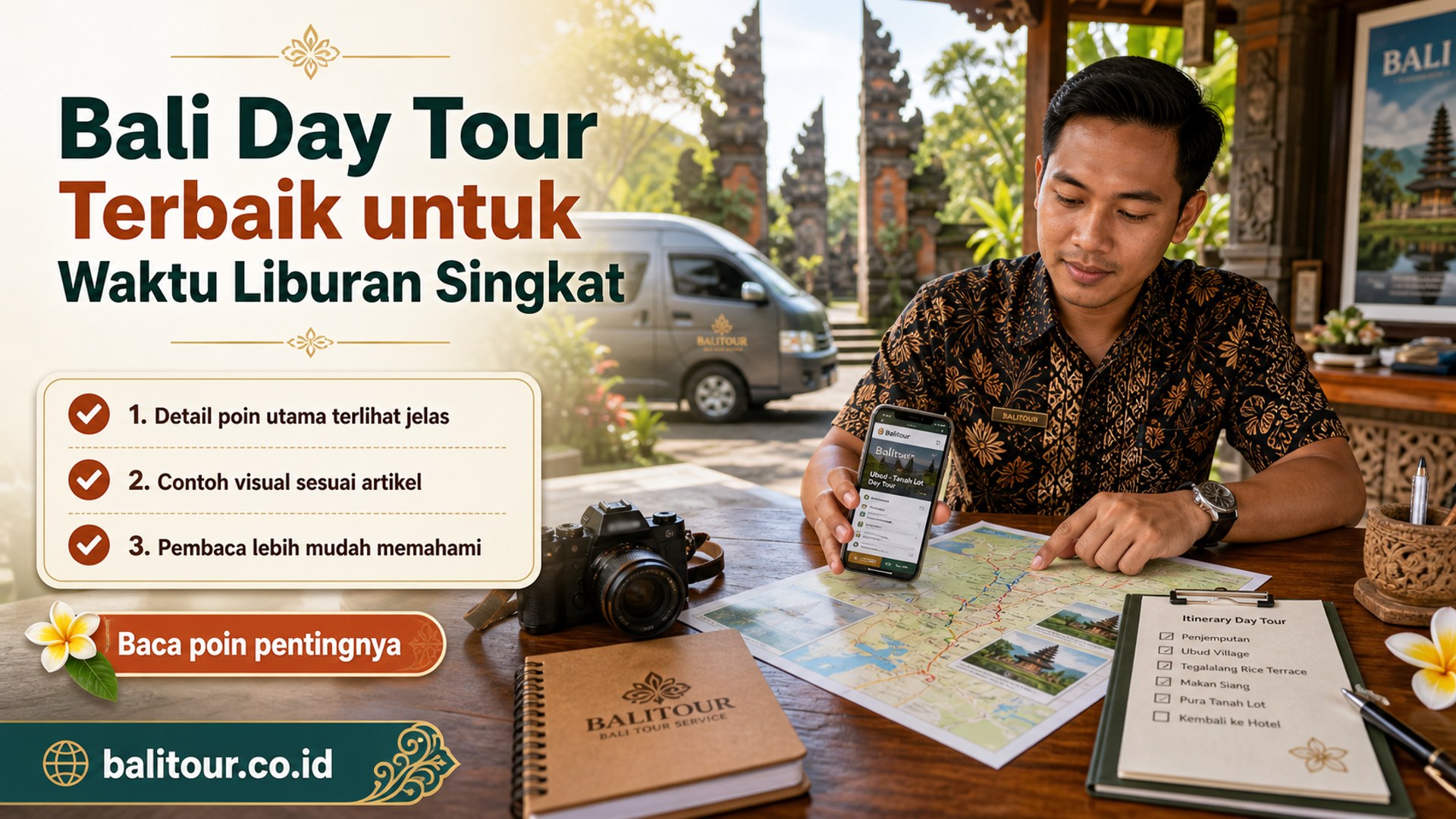 Ilustrasi Bali Tour - Bali Day Tour Terbaik untuk Waktu Liburan Singkat