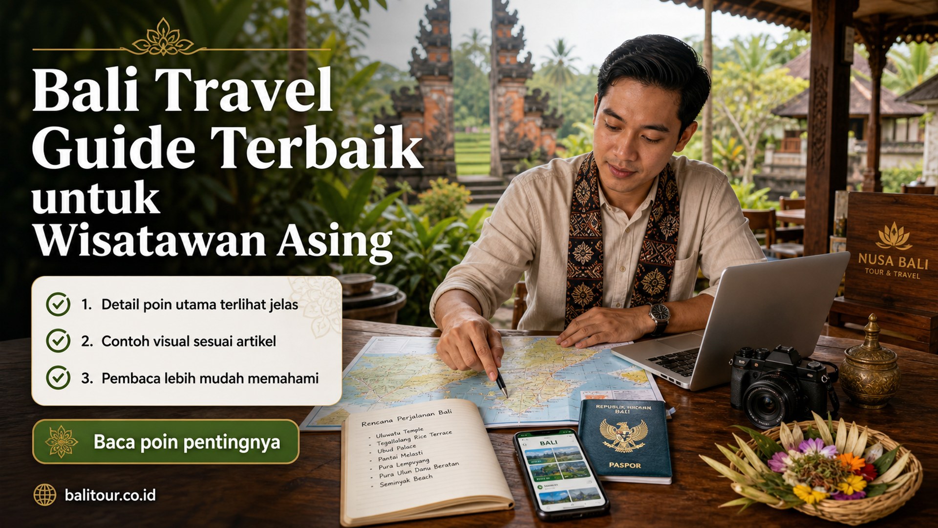 Ilustrasi Bali Tour - Bali Travel Guide Terbaik untuk Wisatawan Asing