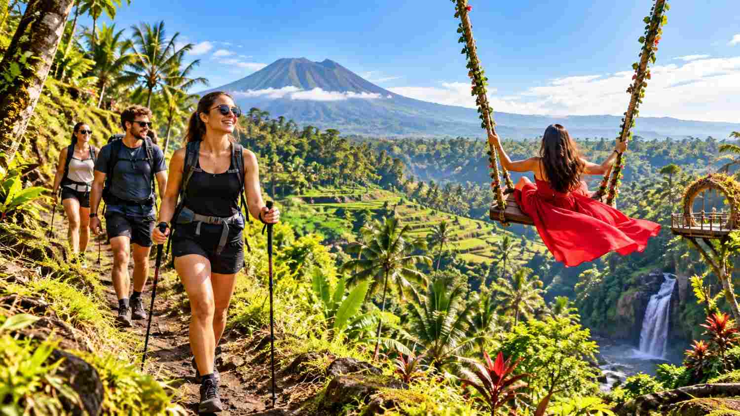 Bali Trekking dan Swing Tour