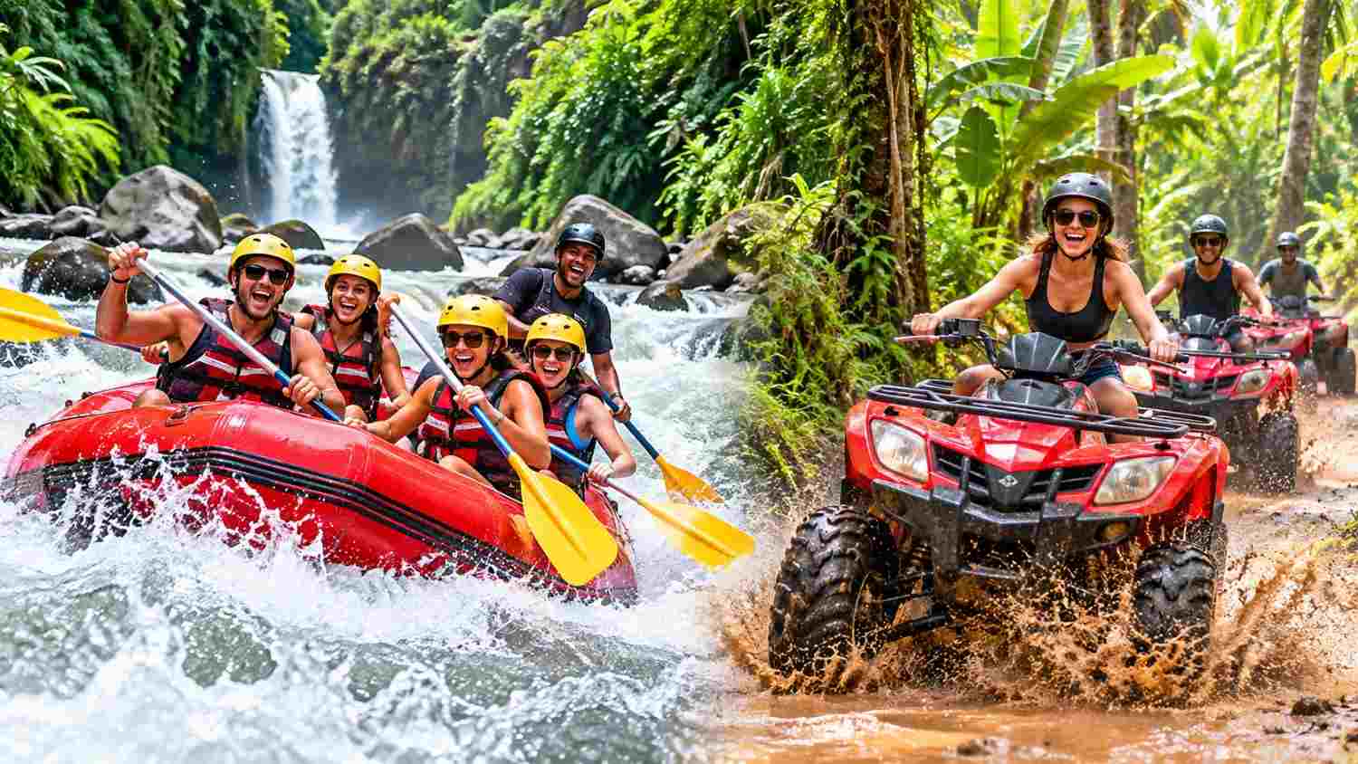 Bali Rafting and ATV Ride Tour