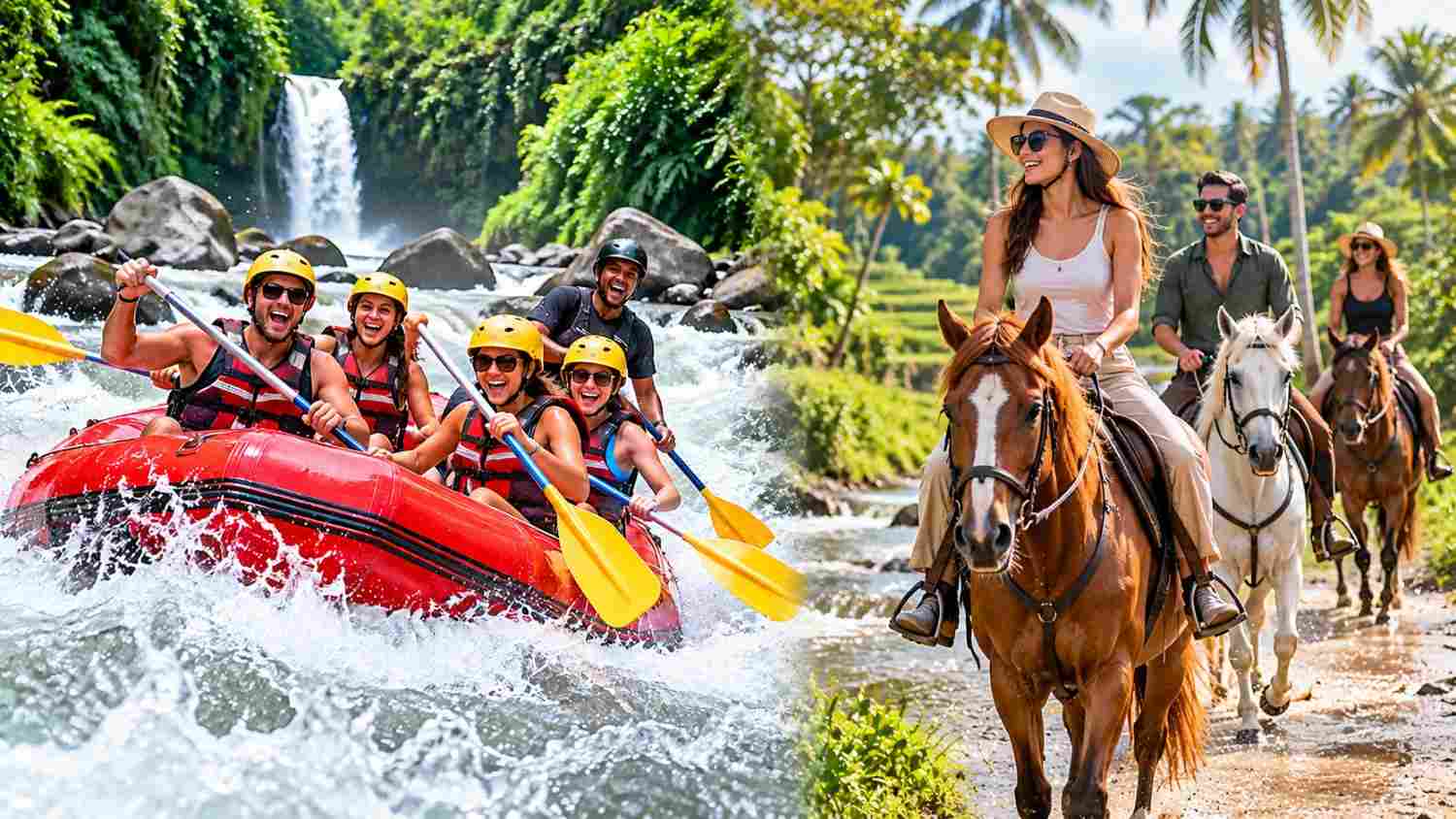 Bali Rafting dan Horse Riding Tour di Bali