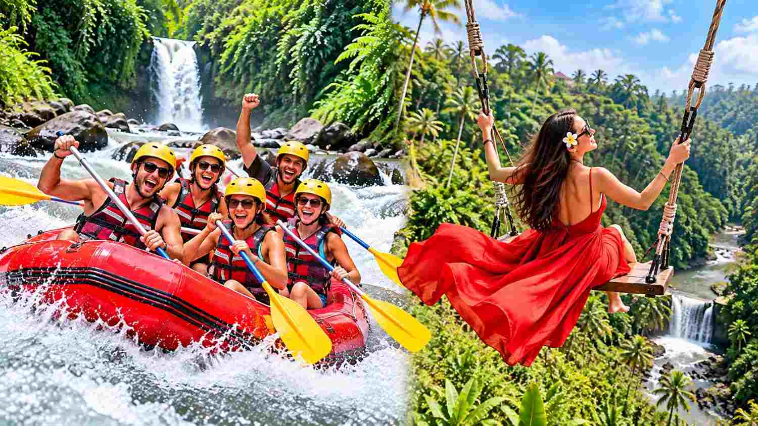 Bali Rafting dan Bali Swing Tour di Bali